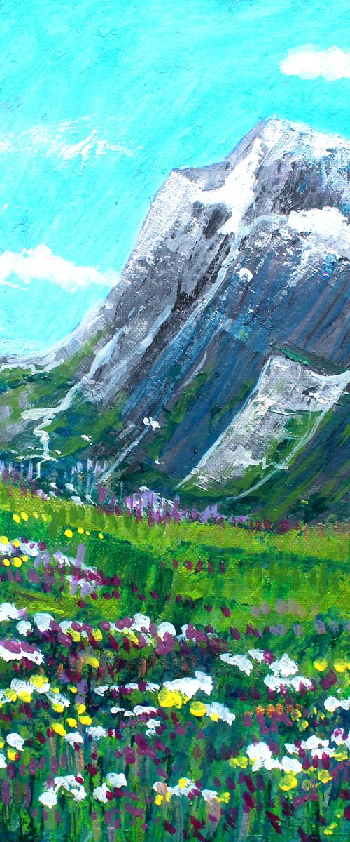Alpine Meadow I by Paul J Best