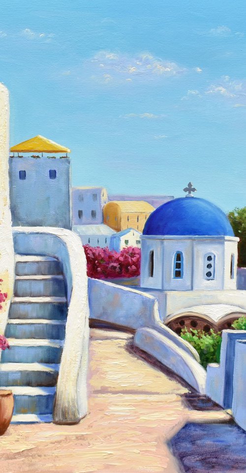 Greek Village by Yulia Nikonova