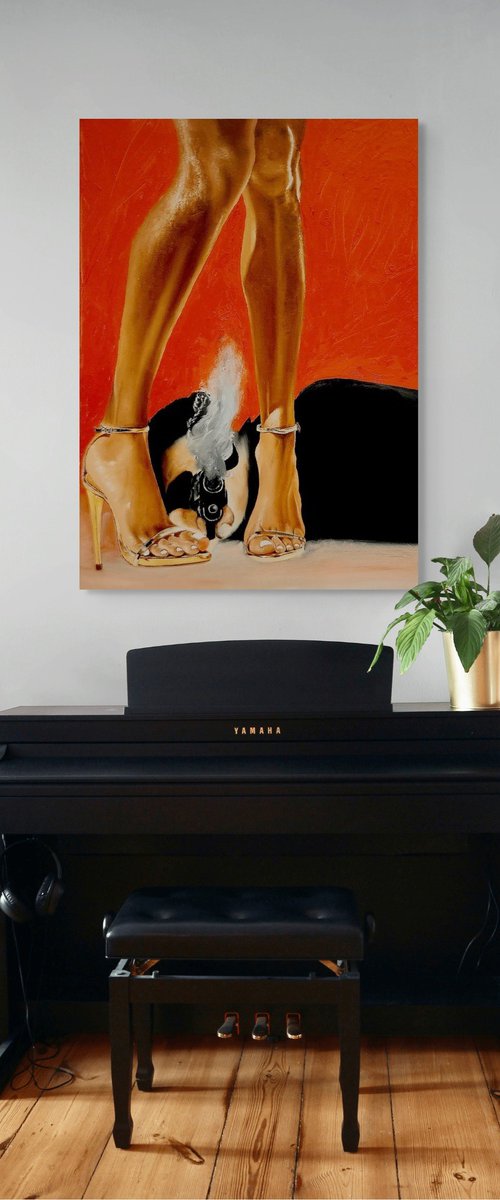 The Big Fat Kill - Pop Art - House Decor by Kharl Louis-Jean