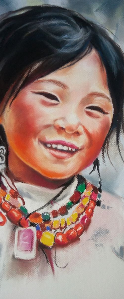 Little girl II by Magdalena Palega