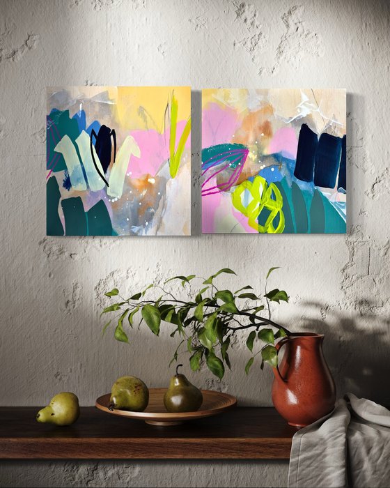 Diptich "Through the Light"