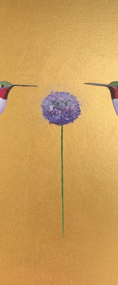 We Are Golden ~ Hummingbird III by Laure Bury
