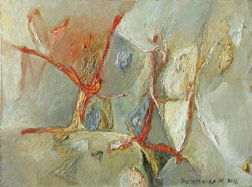 Composition # 212(Pearl abstraction) by Marina Podgaevskaya