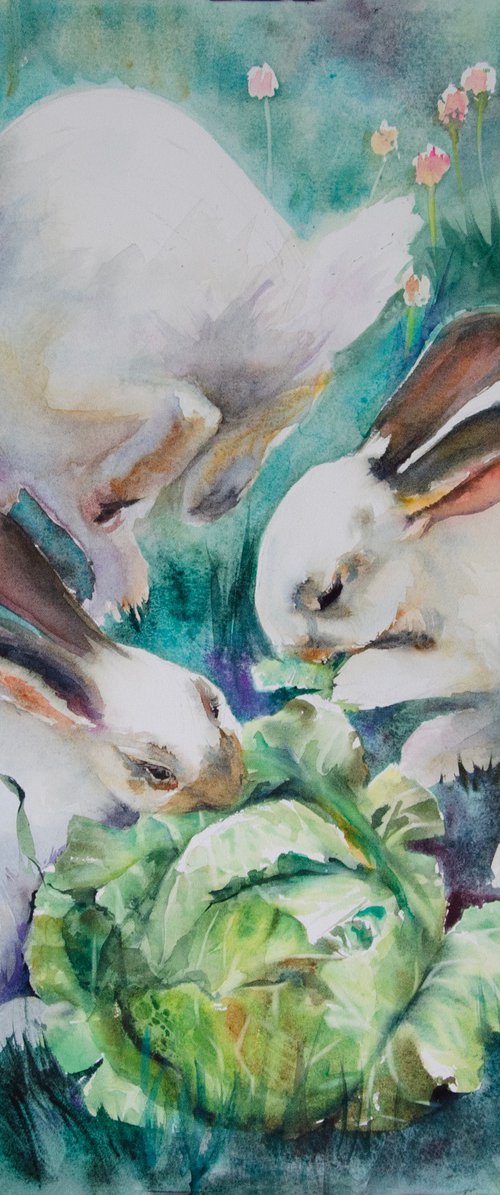 Rabbits Heaven by Irina Bibik-Chkolian