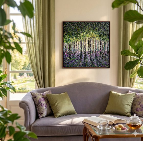 April for Two - framed