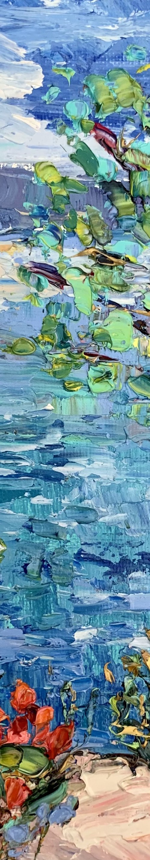 Blooming coast on Lake Garda by Vilma Gataveckienė