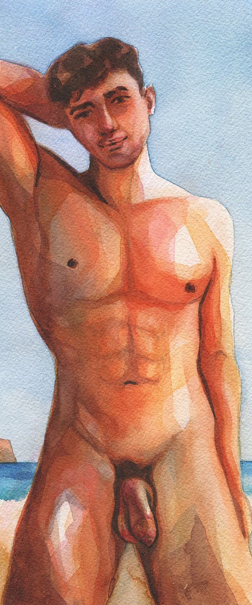 Male nude by Goodvin Nerko