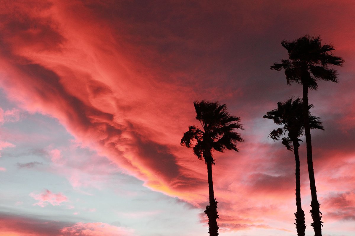 Desert Sunset, California by Heike Bohnstengel