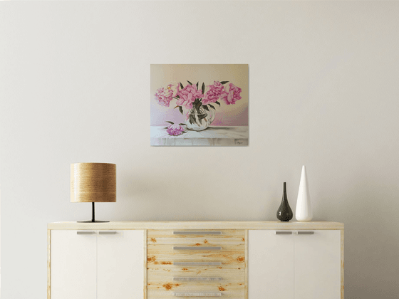 Peonie rosa