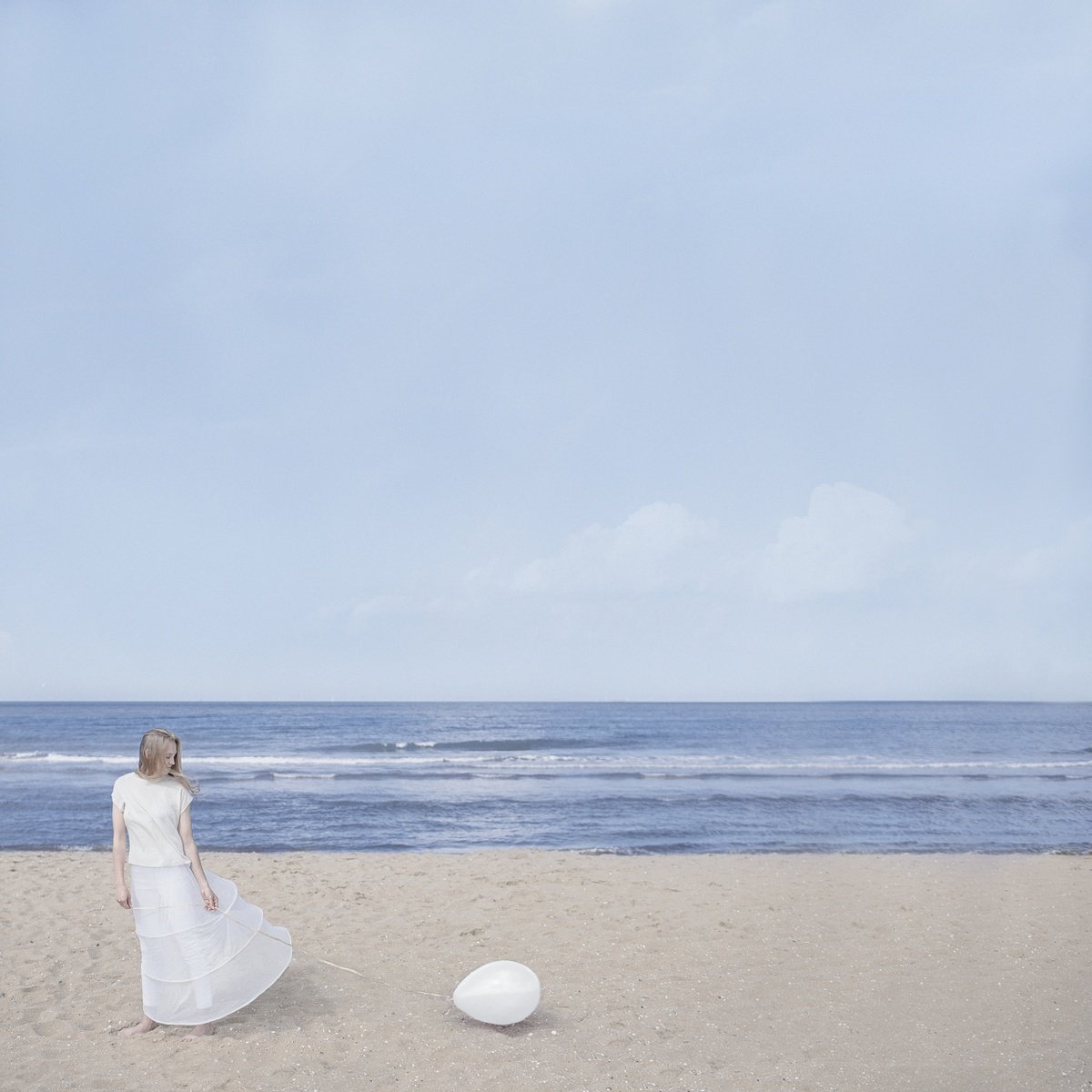 Surrealistic Abstract Photograph By Dasha Pears, 28 X 28, Lightness Of Being, Original Artwork