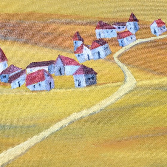 Village on Golden Fields