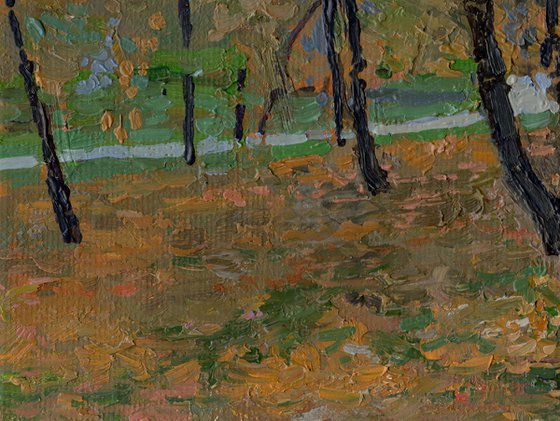 Tsaritsyno. Autumn leaves