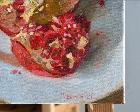 Still life with pomegranate