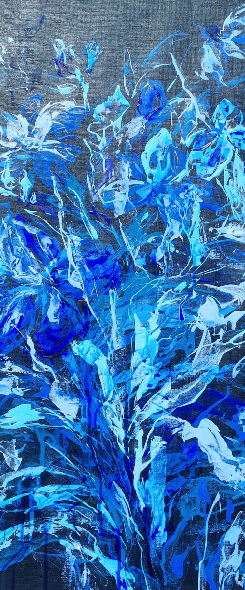 Garden in Blue 7 by Katia Solodka