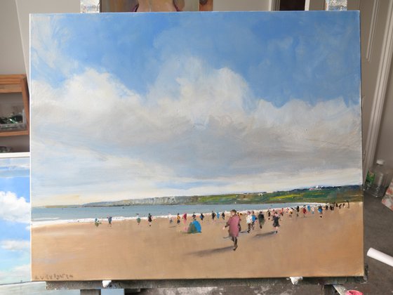 Filey Bay,  July 29