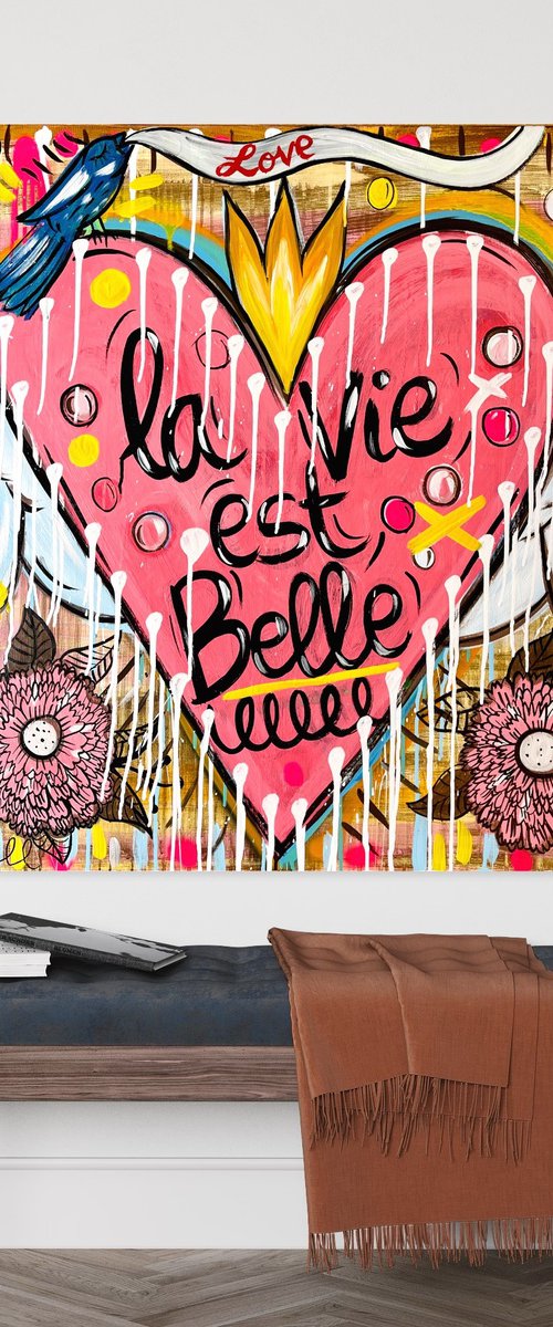 Pink Love by Mercedes Lagunas