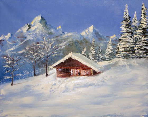 Heritage Series: Alpine Glow — Winter Peak