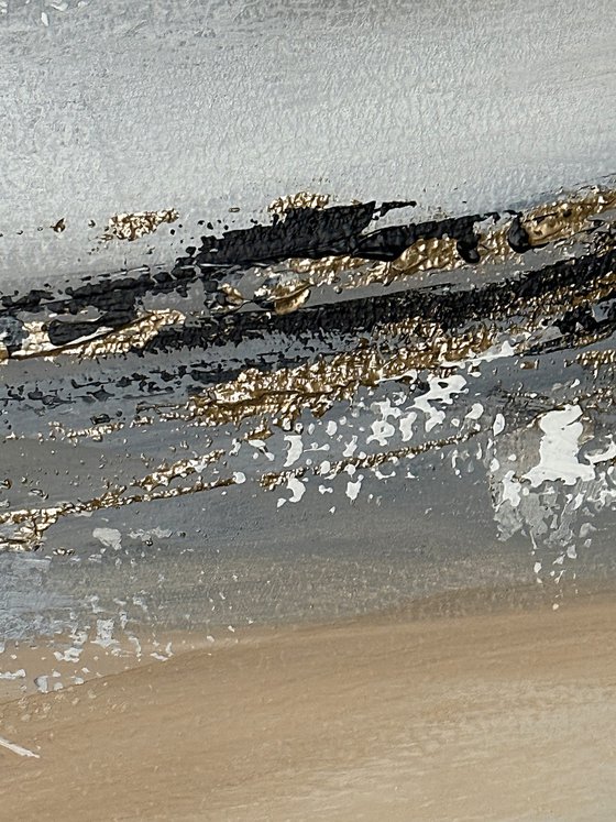 Diptych Sculpted Lines of Sand
