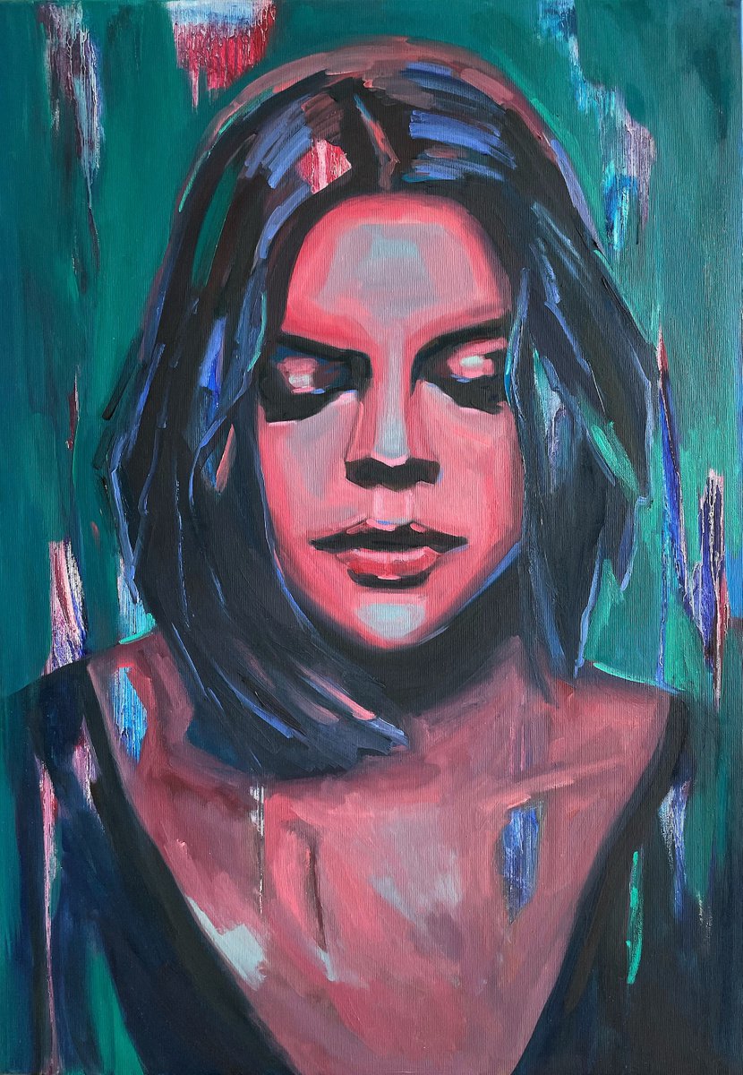 The Artist - closeup woman