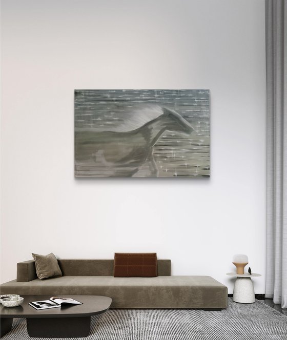 White Horse in the Mist