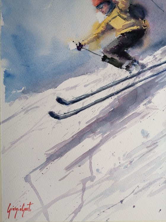 the skier 10