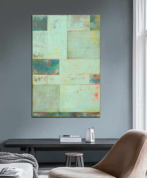 Turquoise Tiles Long