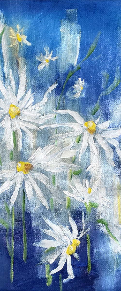 "Daisies in the Rain" - Flowers by Katrina Case