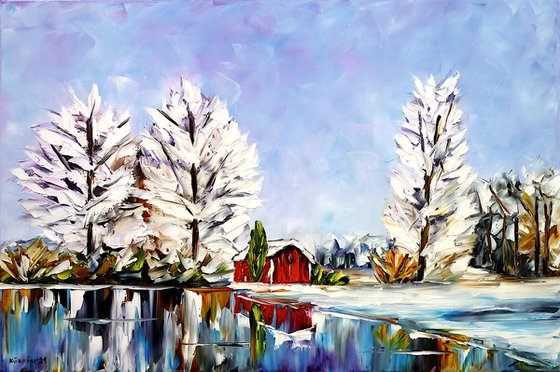 Winter By The Lake