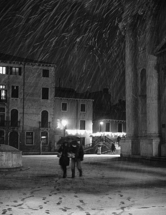 Nevicata a Venezia