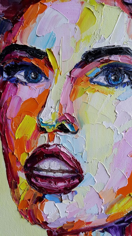 Face To Face Portrait Oil Painting Woman Artfinder