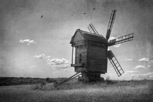 The old windmill. by Valerix