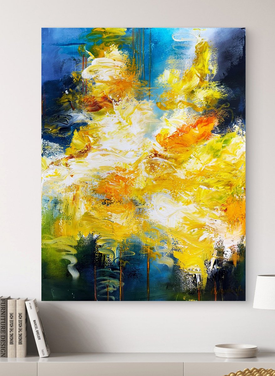  Summer Bloom By Andrada Anghel, 30 X 40, Artwork For Sale On Artfinder