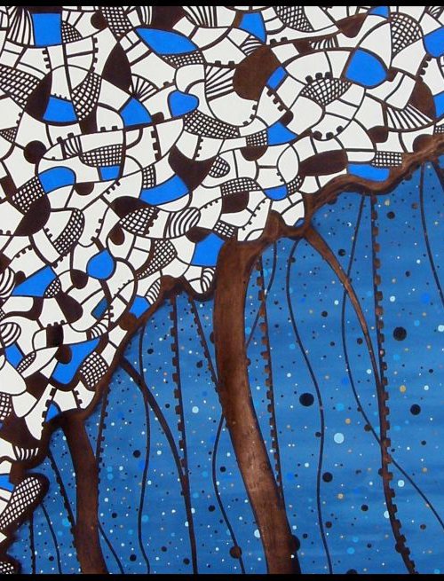 Waiting for the storm (158 x 86 x 0,1 cm) by Riccardo Ticco Capparella