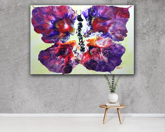 Butterfly - Original Abstract Butterfly Painting