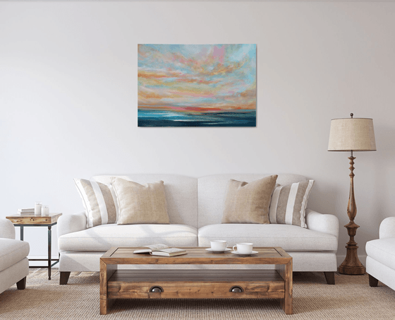 "Unity" - Cornish Seascape, Art, Skyscape