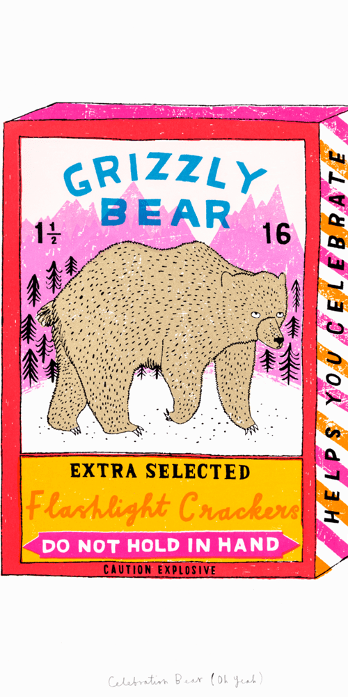Celebration Bear - Oh Yeah by Charlotte Farmer