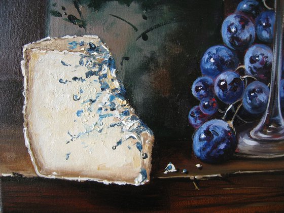 Wine and Blue Cheese