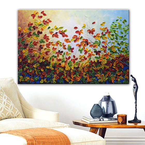 Pennsylvania Autumn - Ready to Hang Painting 36" x 24" ( 92 x 61cm)