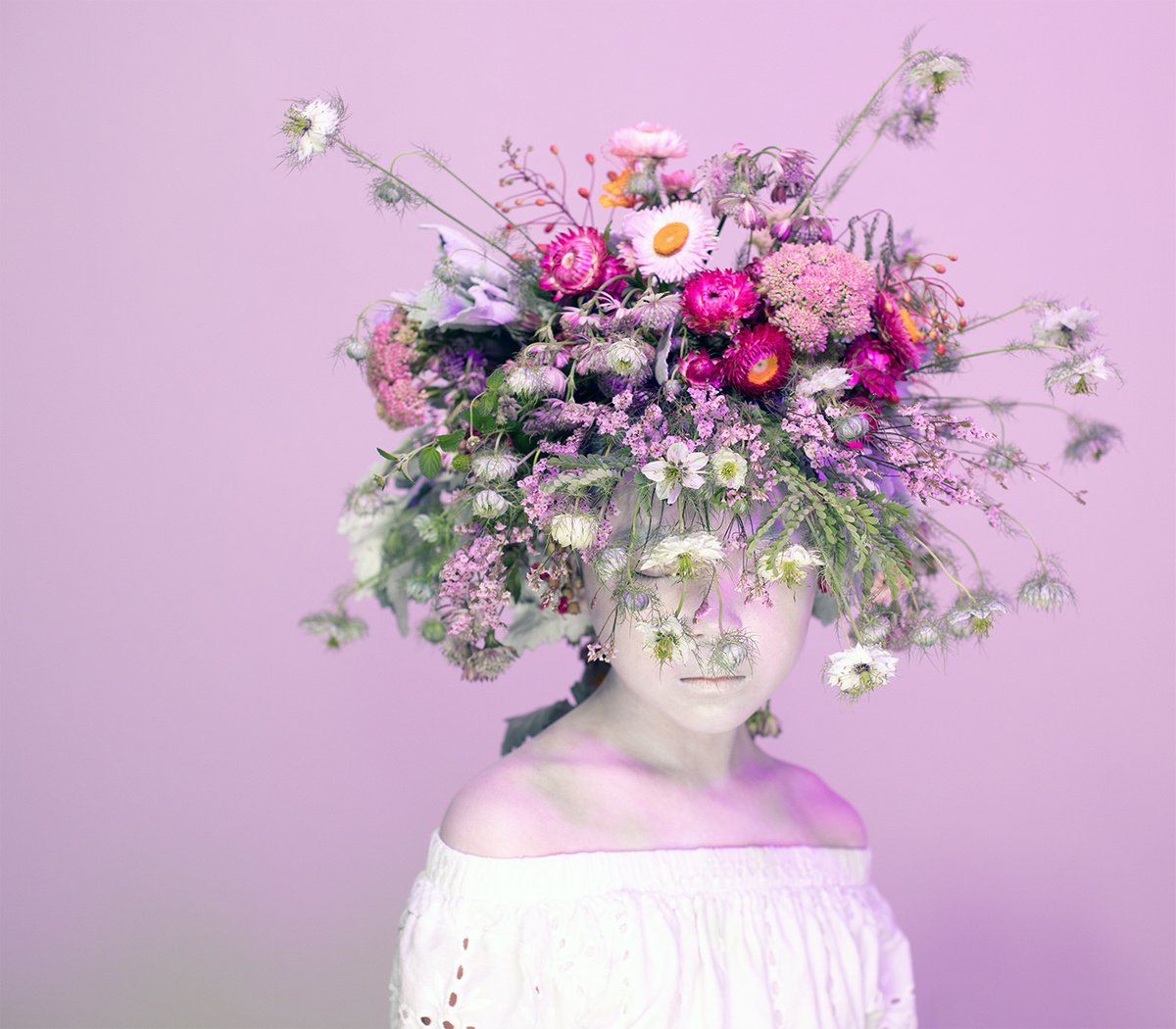 Expressive Portrait Photograph By Ziesook You, 24 X 21", Scent Of Texas 08142021, Original Artwork