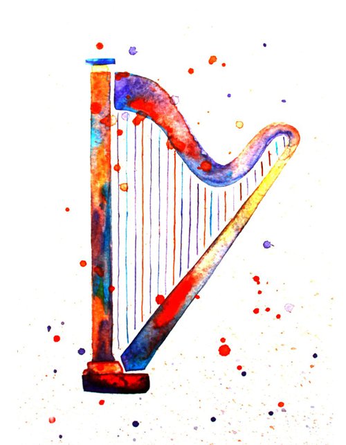 Harp by Luba Ostroushko