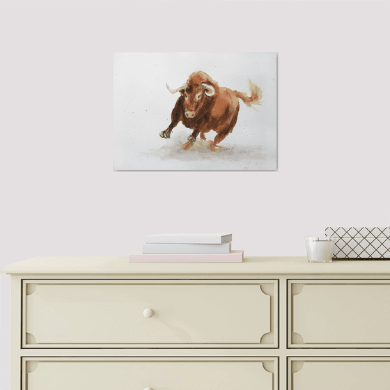 Bull II/  ORIGINAL PAINTING