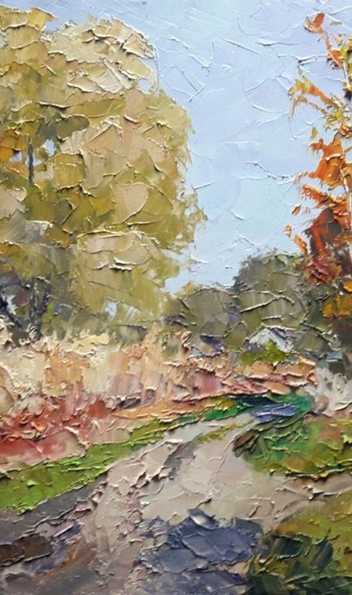 The Road to the Village by Boris Serdyuk