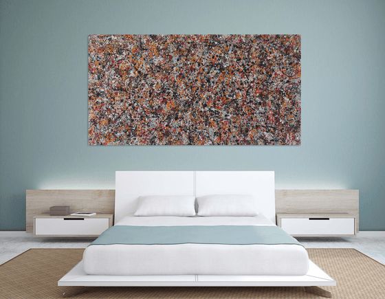 Abstract painting by M.Y.