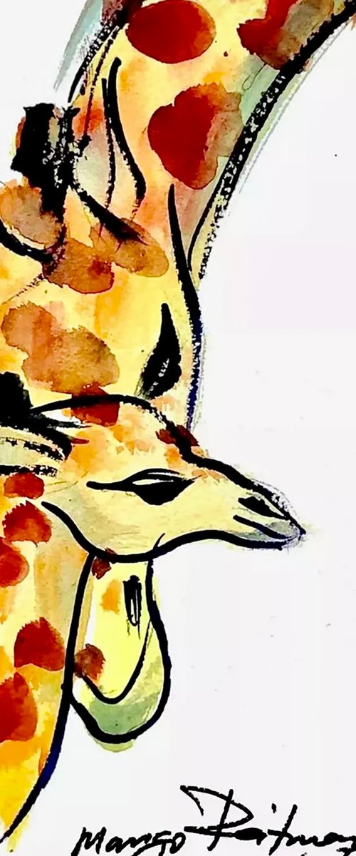 Giraffes #1 by Morgana Rey