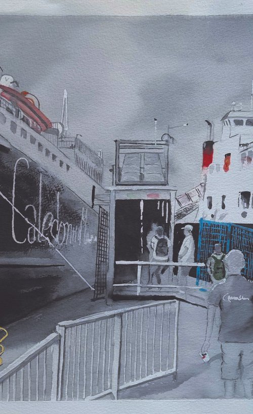 Calmac At Craignure by Stephen Murray