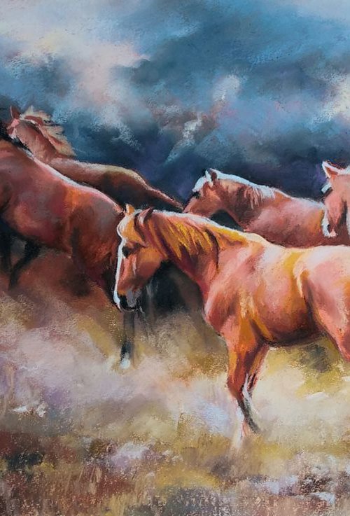 Before storm by Magdalena Palega