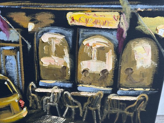 Night Glow in Dalen. PleinAir