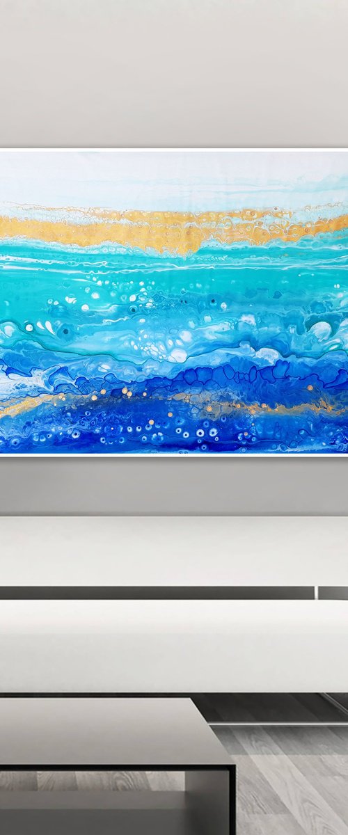 Abstract Painting 2203 XXL art by Alexandra Dobreikin