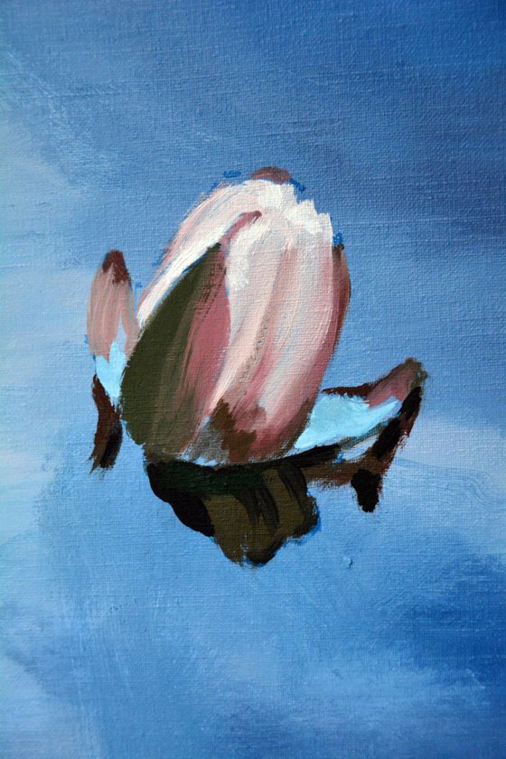 Waterlilies painting