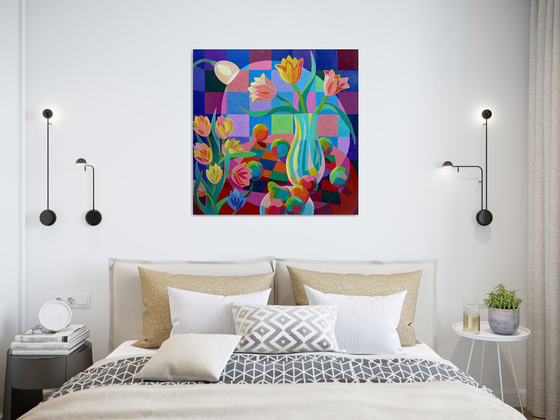 STILL LIFE UNDER SPOTLIGHT